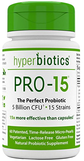 Hyperbiotics PRO-15, probiotic supplements