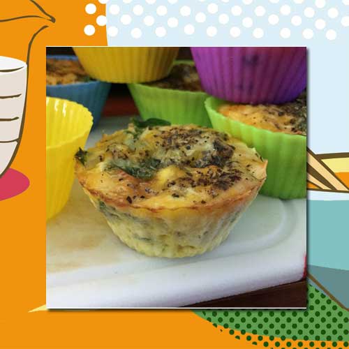 Summer’s Mini Quiches: Eggs & Veggies in a Cup