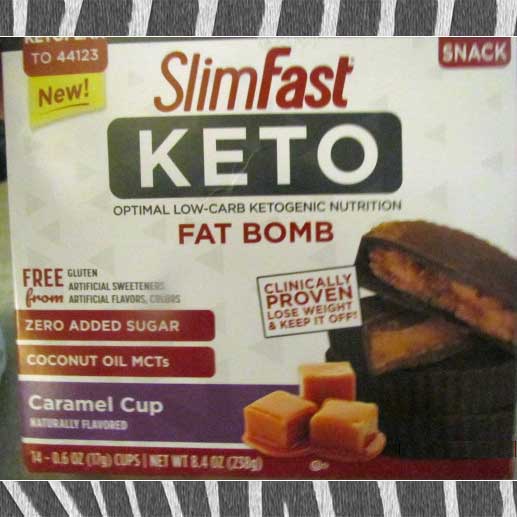 Product Review: SlimFast Keto Fat Bomb Caramel Cup