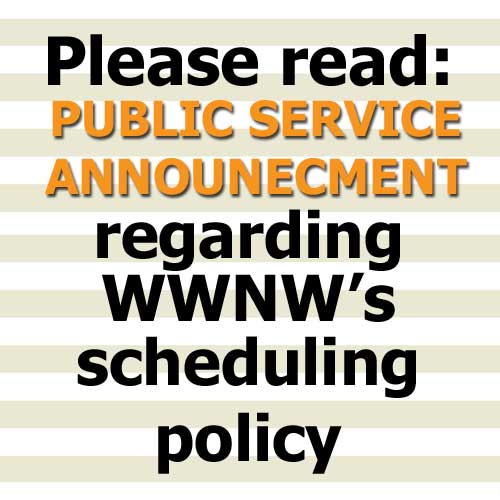 Public Service Announcement: Schedule Changes