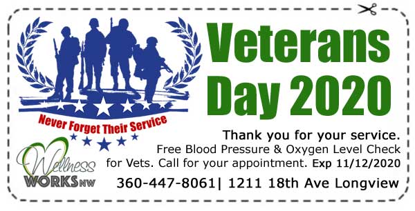 Veterans Day 2020 Coupon